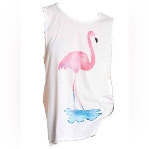 Chaser Flamingo graphic tank Size M